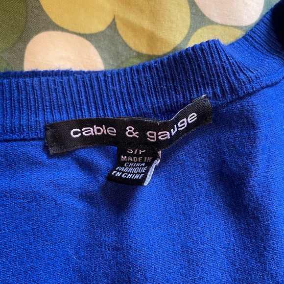 Sweet royal blue cardigan - Picture 3 of 4